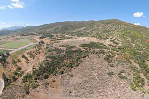 Mountain view with a rural view