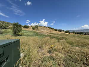 View of yard featuring a rural view