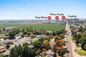 Aerial view - located close to Winco, Vasa  and Cupbop Korean BBQ looking West