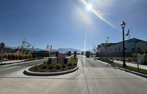 View of road featuring a mountain view