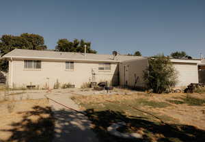 View of rear view of property