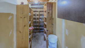 View of storage room