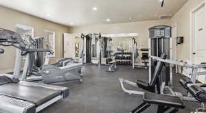 View of exercise room