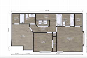 UPPER LEVEL FLOOR PLAN - BUYER TO VERIFY ALL MEASUREMENTS (ACCURACY IS NOT GUARANTEED)