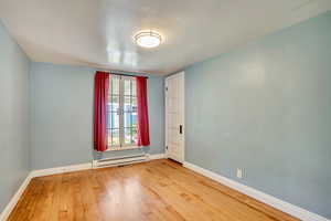 Light hardwood floors