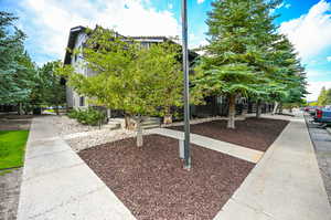 View of exterior building and surrounding community