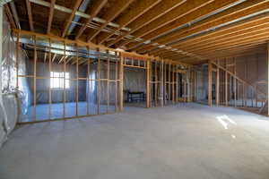 Interior space featuring concrete floors