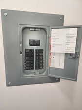 Utilities featuring electric panel