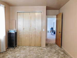 Bedroom with brand new original hardwood floors under carpet