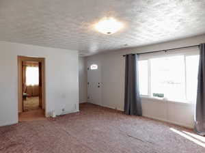 Livingroom with brand new original hardwood floors under carpet