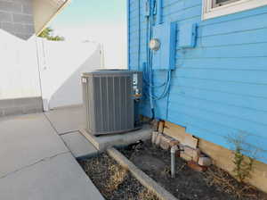 AC unit and a  capped off water well