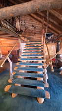 Stairs to the Large Loft