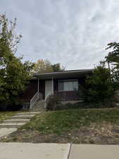 View of front of house featuring a porch