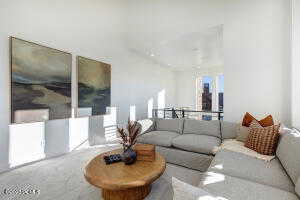 Living room with plenty of natural light