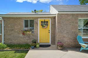 View of property entrance