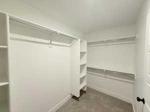 Spacious closets throughout