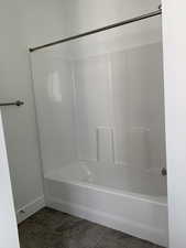 Bathroom with shower / bath combination