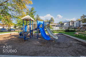 View of jungle gym