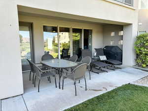 View of patio featuring a patio and grilling area