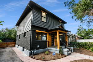 View of front of house with a porch