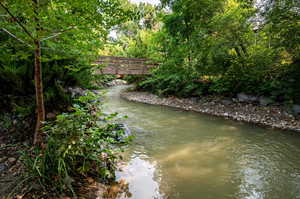 View of stream running through property