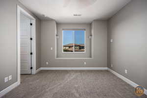 Bedroom 4 - featuring carpet & bay window