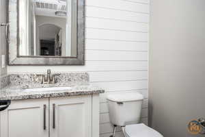 Bathroom 1 - with vanity and toilet