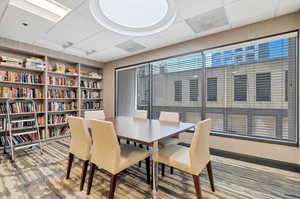 2nd Floor. Dining room with a paneled ceiling