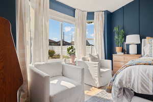 Bedroom featuring light wood-type flooring