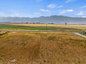 View of mountain feature with a rural view