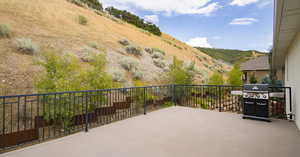 Dining room balcony