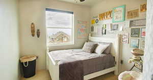 Bedroom featuring light wood-type flooring