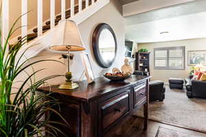 Room details with wood-type flooring