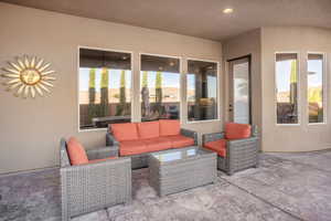 View of patio / terrace with outdoor lounge area