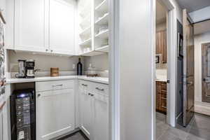 Pantry with wine cooler