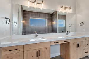 Dual Sinks in Owners Bath