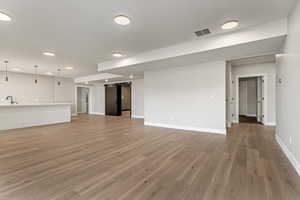 Basement Family Room (This owner added a Kitchenette)