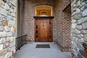 View of entrance to property