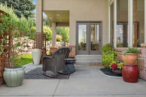 View of patio