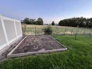 View of yard featuring a rural view