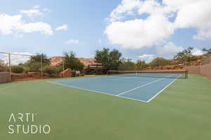 View of sport court