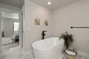 Bathroom featuring a bathing tub