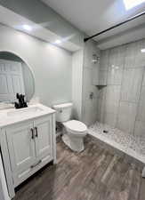 Basement bathroom