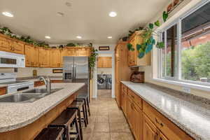 Beautiful and bright open kitchen