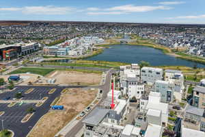 Ariel view of Oquirrh Lake