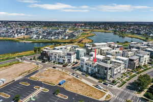 Ariel view of Oquirrh Lake