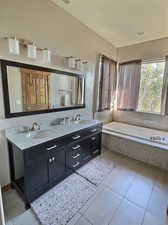 Main level master bath