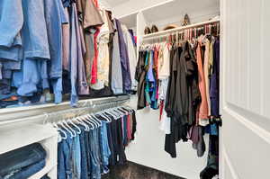 View of spacious closet