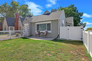 Front view of home.  Historic area