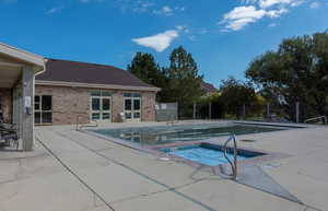 Community pool for subdivision